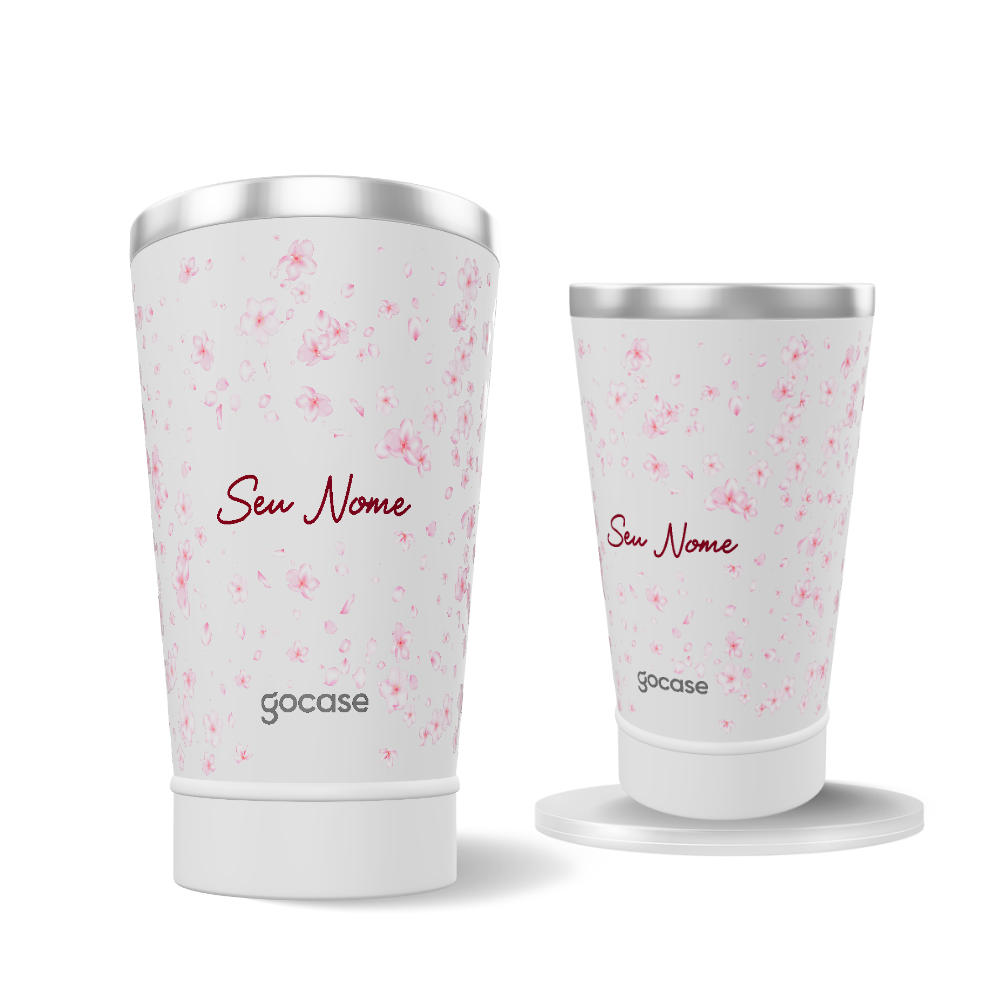 Copo Térmico + Ebook - Cerejeiras Flutuantes 360º