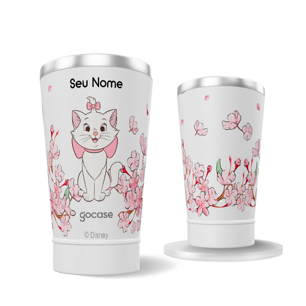 Copo Térmico + Ebook - Marie Classical Rose 360º