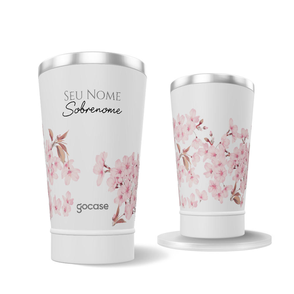 Copo Térmico Vibe - Jardim Cerejeira Suspenso