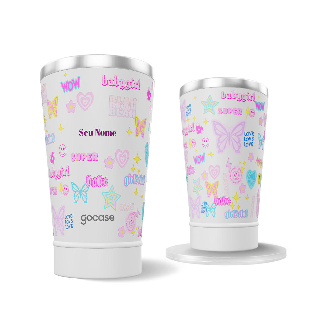 Copo Térmico + Ebook - BabyGirl