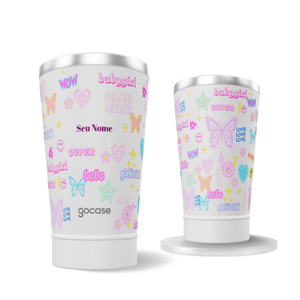 Copo Térmico + Ebook - BabyGirl