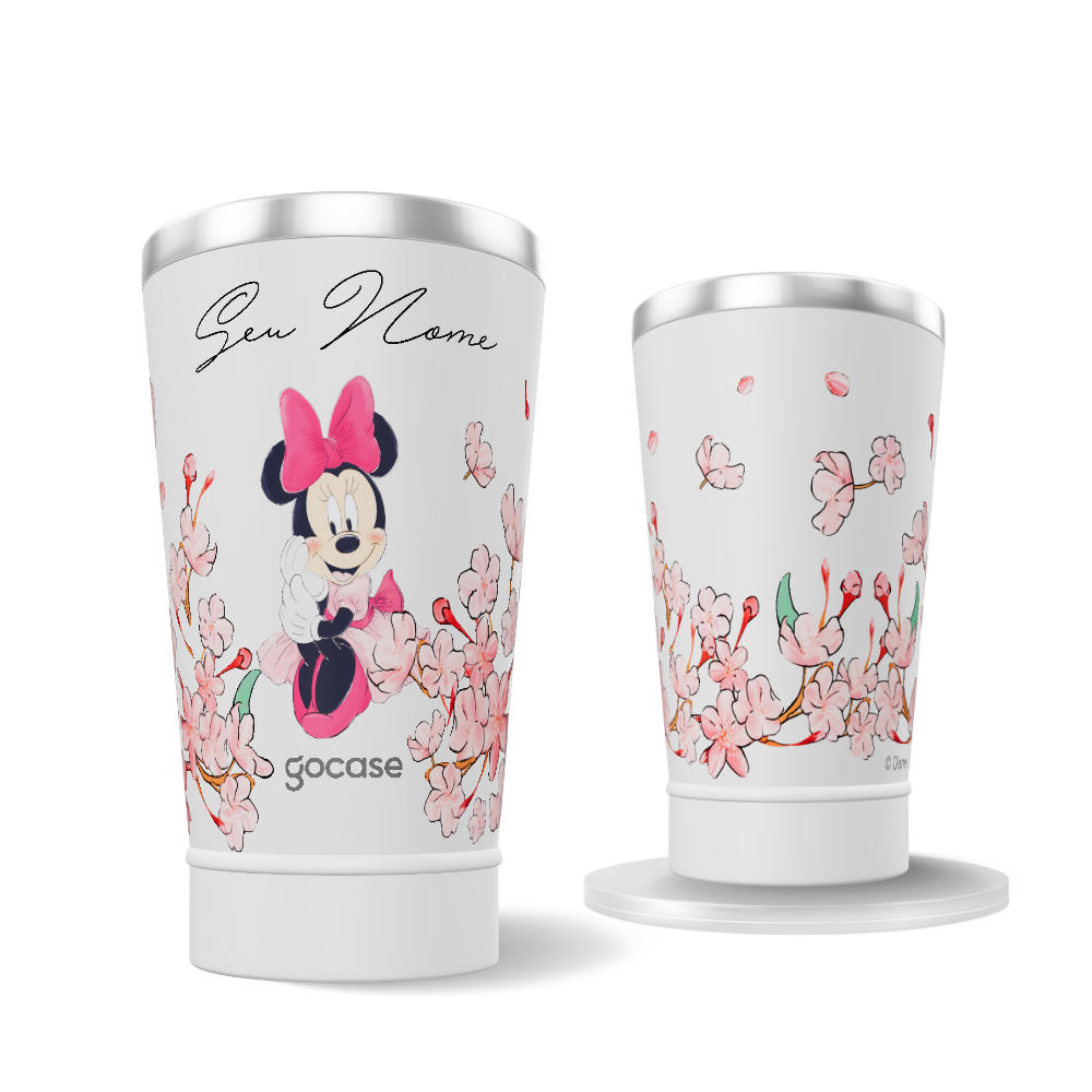 Copo Térmico + Ebook - Minnie Classical Rose
