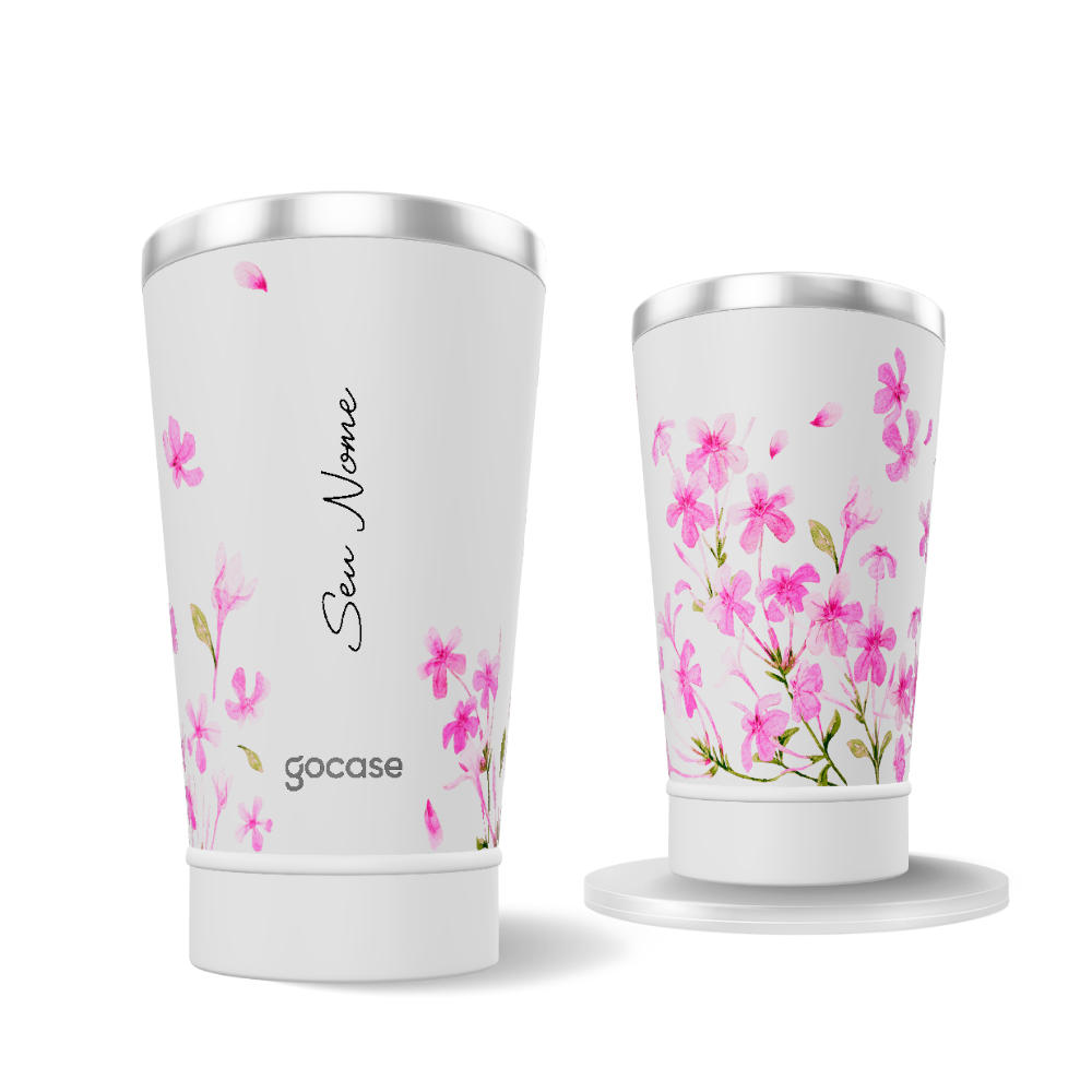 Copo Térmico + Ebook - Bela Flor 360º