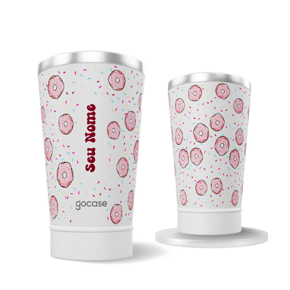 Copo Térmico + Ebook - Donut Time