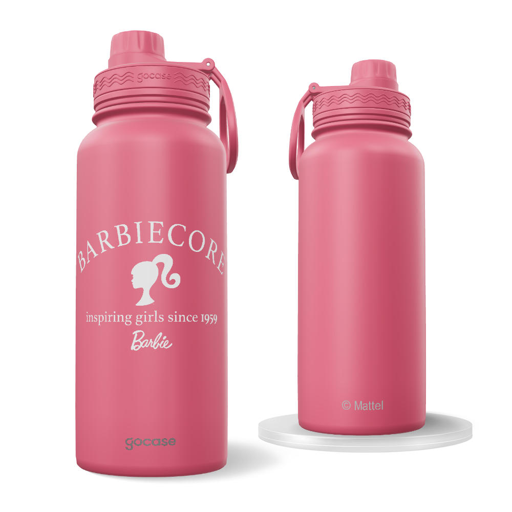 Garrafa Térmica Fresh + Ebook - Barbie - Barbiecore