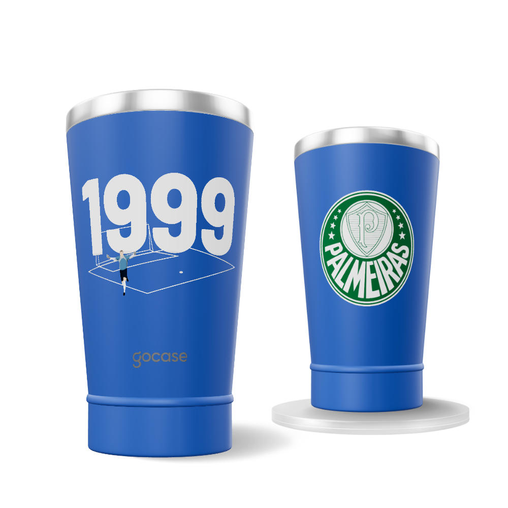  Copo Térmico Cerveja + Ebook - Palmeiras - Marcos 1999