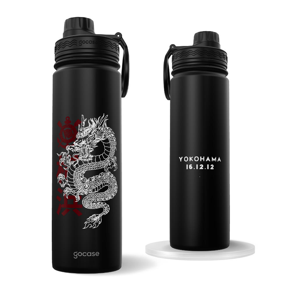  Garrafa Térmica Fresh + Ebook - Corinthians - Yokohama Dragon