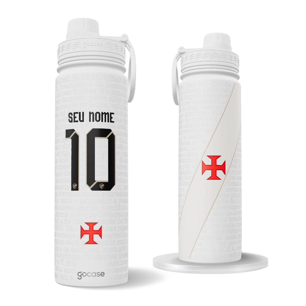  Garrafa Térmica Fresh + Ebook - Vasco - Uniforme 3 2024 P