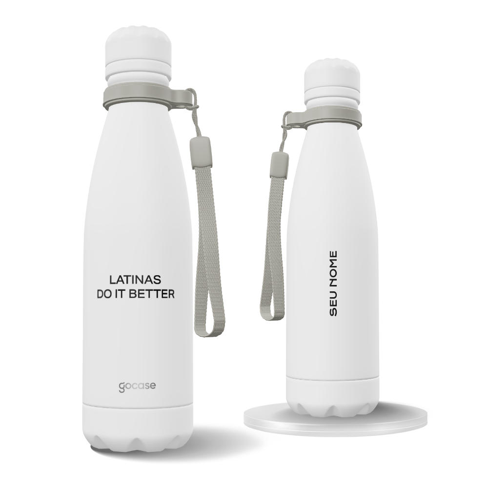 Garrafa Térmica Urban + Ebook - Frases Latinas do It Better