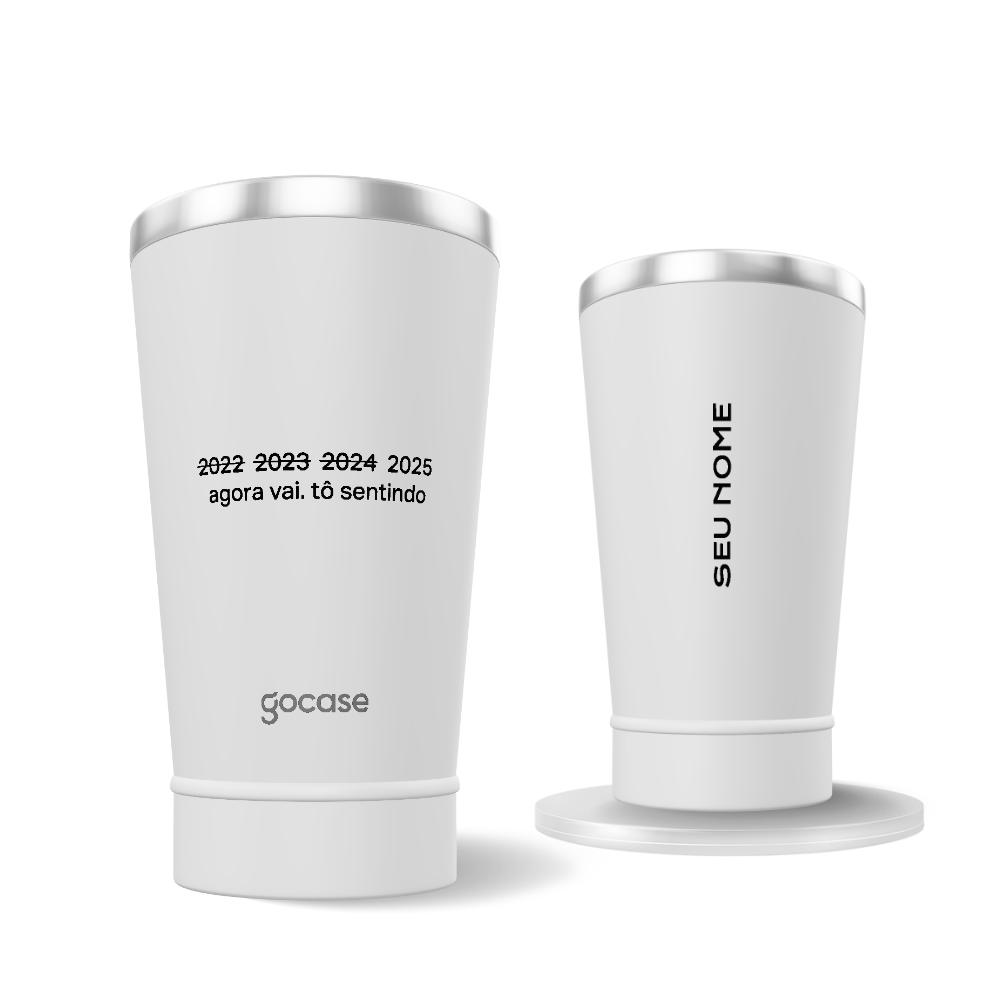 Copo Térmico + Ebook - Frases Anos Riscados