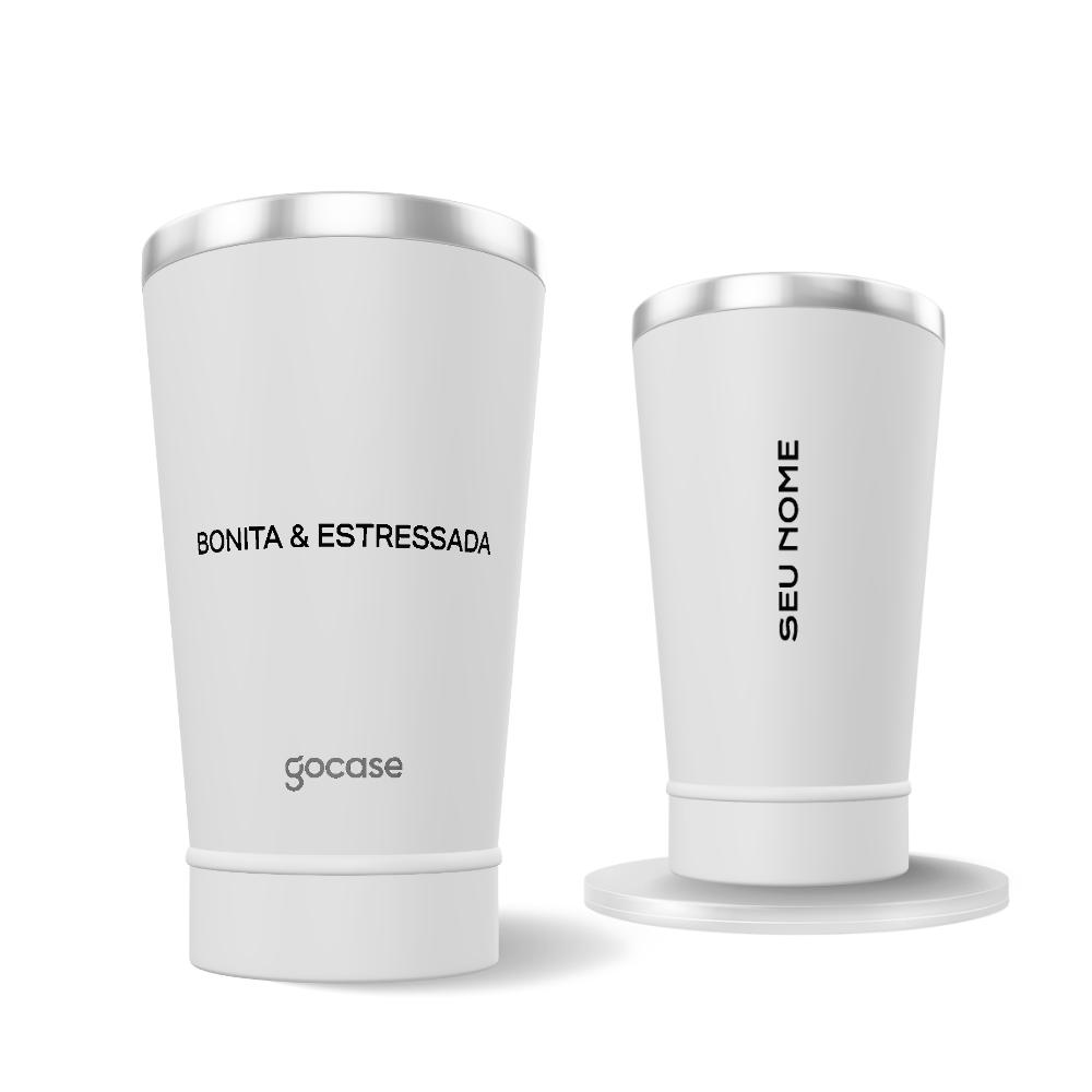 Copo Térmico + Ebook - Frases Bonita e Estressada