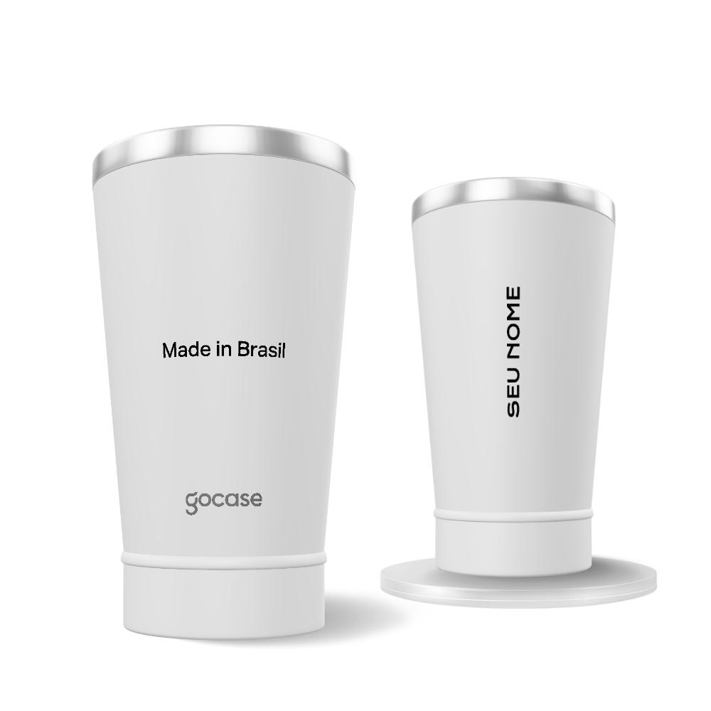 Copo Térmico + Ebook - Frases Made in Brasil