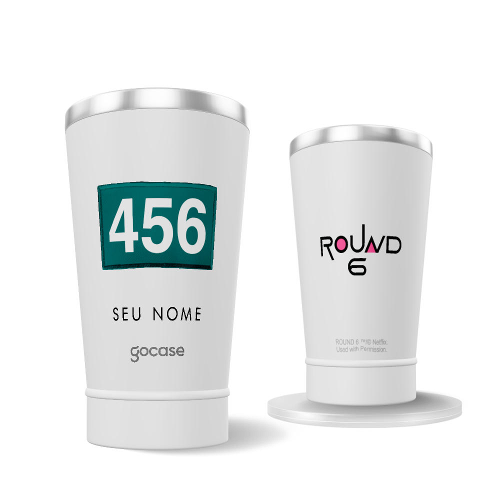 Copo Térmico + Ebook - Round 6 - Jogador 456