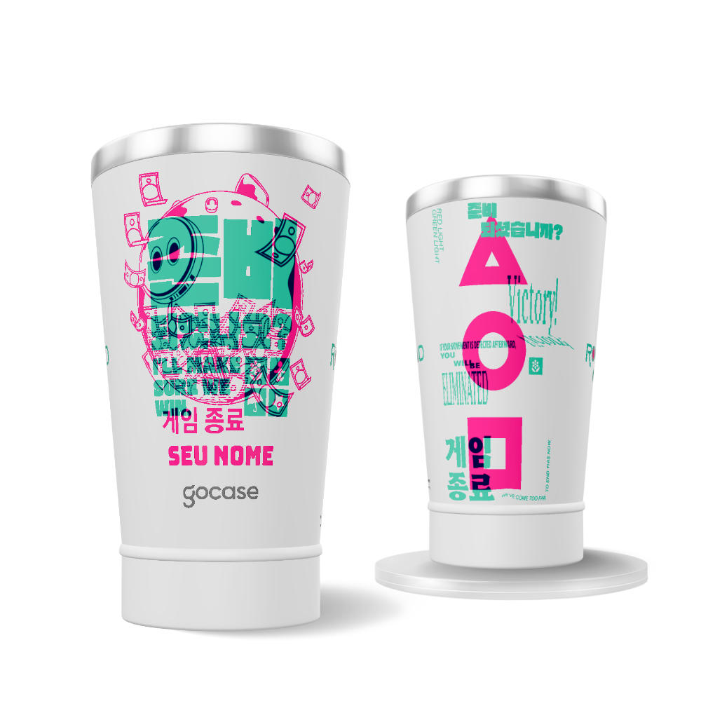 Copo Térmico + Ebook - Round 6 - Red Light, Green Light