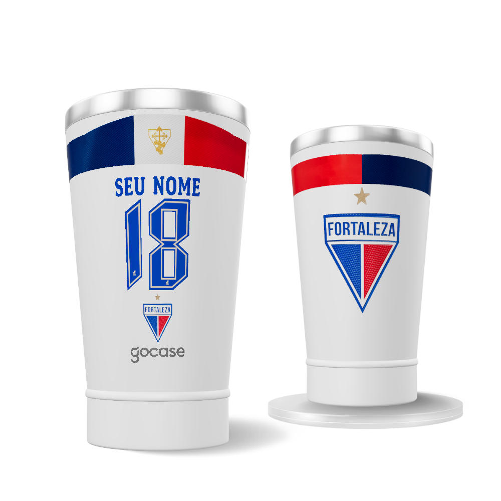 Copo Térmico Cerveja + Ebook - Fortaleza - Uniforme Glória 2025 P