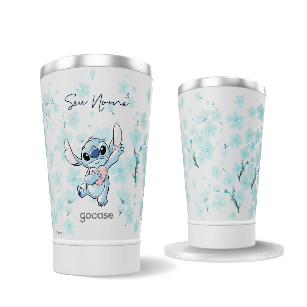 Copo Térmico + Ebook - Stitch Jardim Vertical