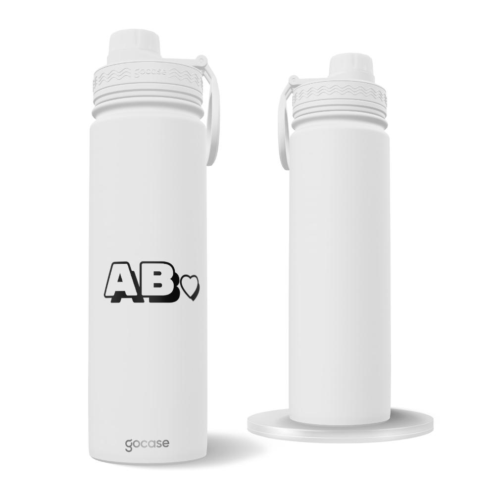 Garrafa Térmica Fresh + Ebook - Iniciais com Ícones