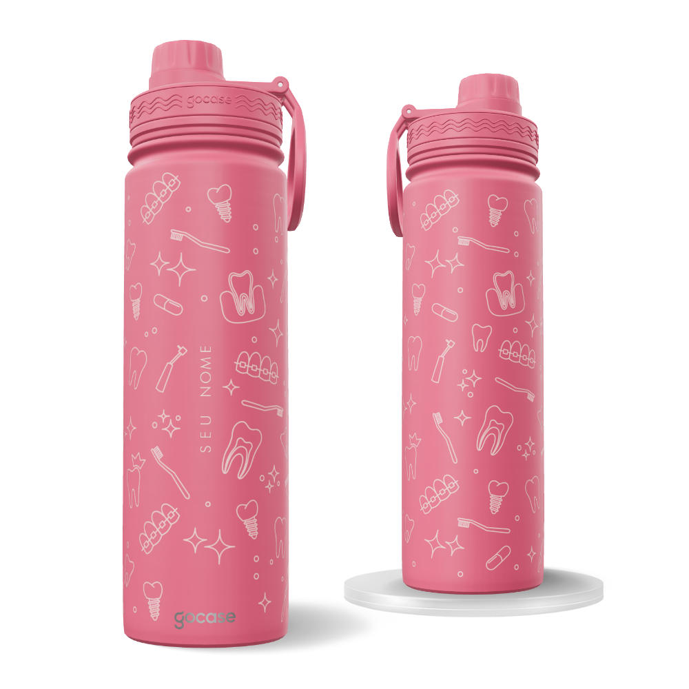 Garrafa Térmica Fresh Melancia + Ebook - Odontologia 