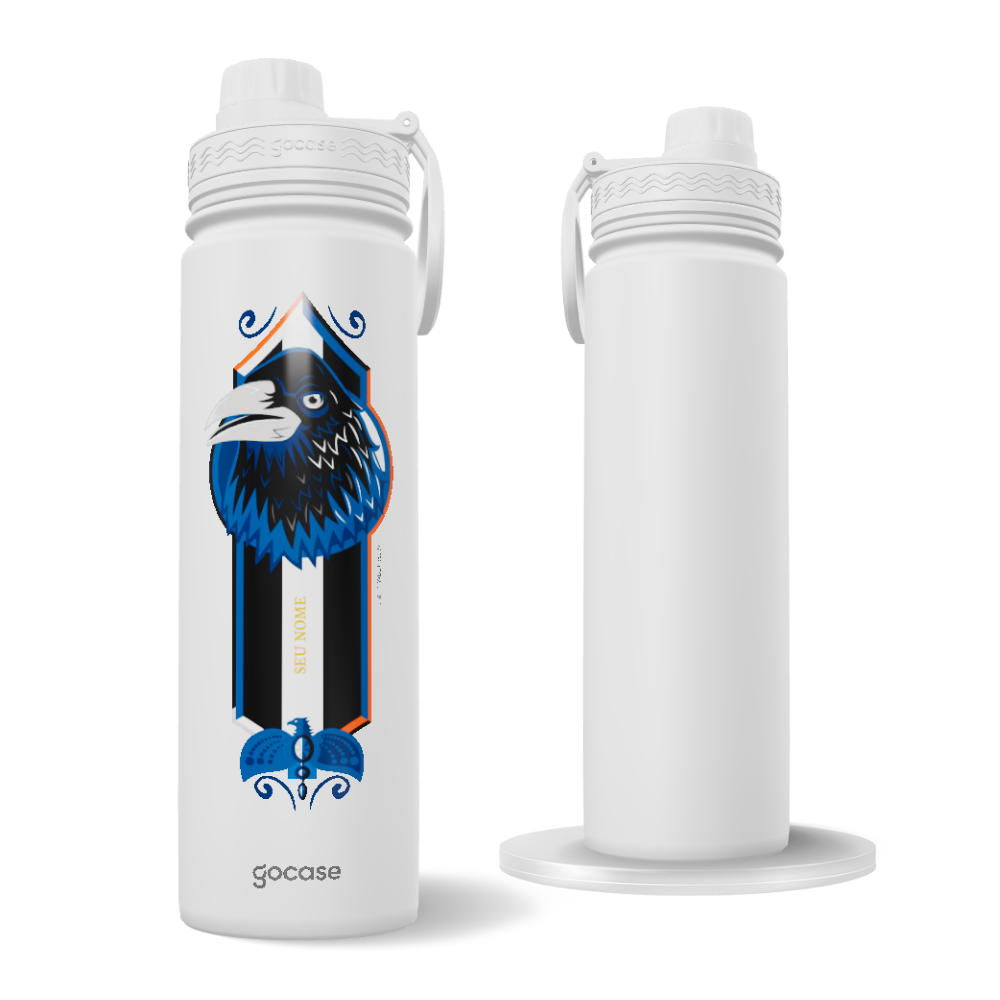 Garrafa Térmica Fresh + Ebook - Escudo Ravenclaw