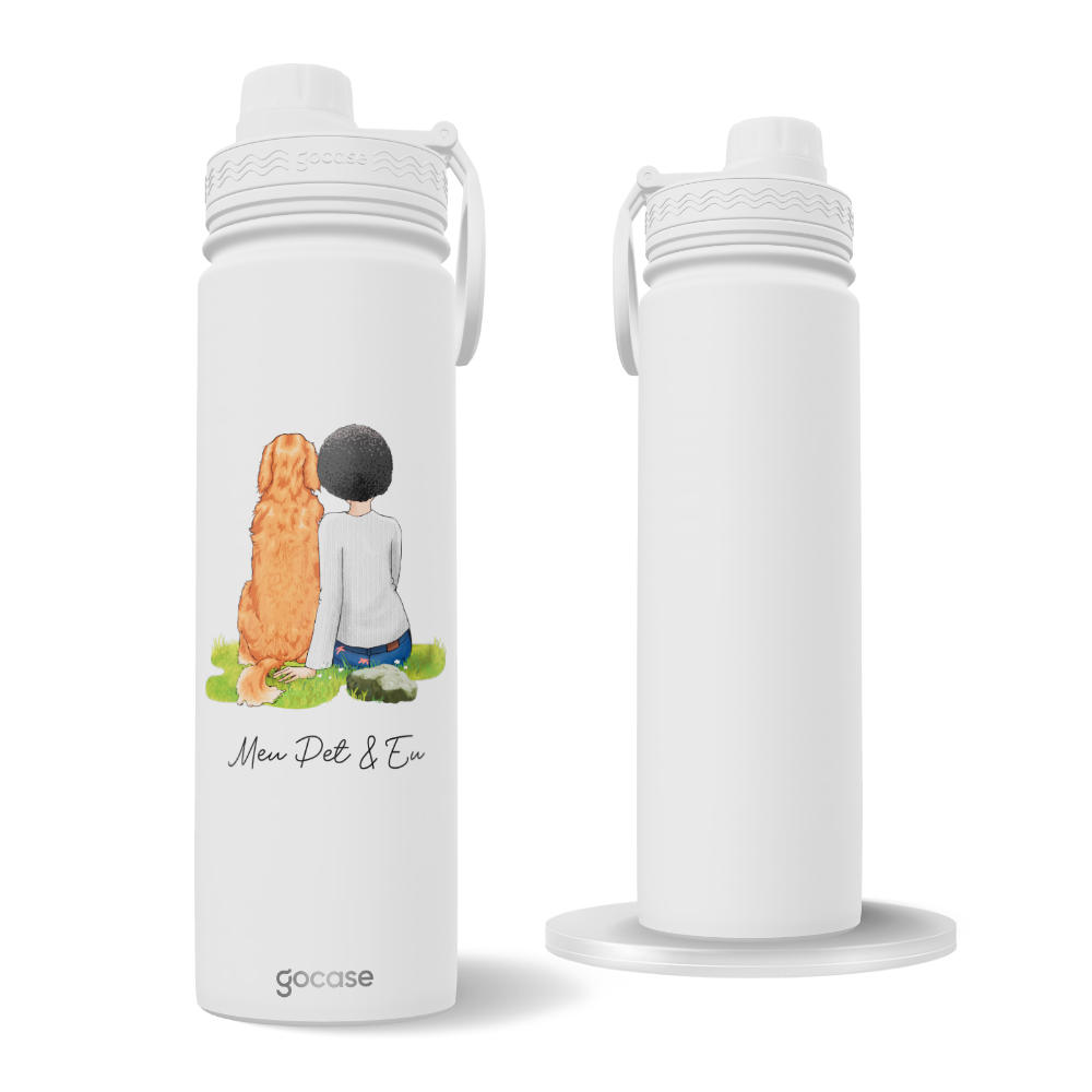 Garrafa Térmica Fresh + Ebook - Garota Pet