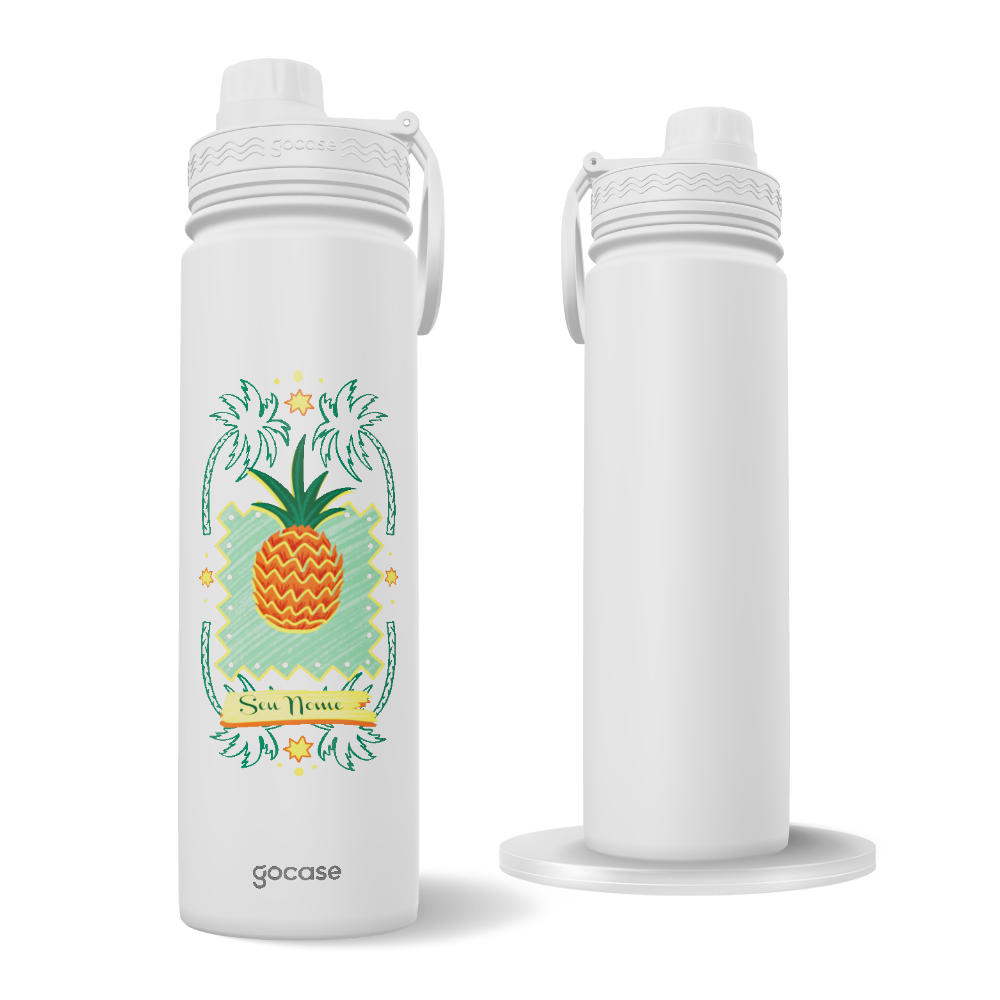 Garrafa Térmica Fresh + Ebook - Pineapple Beach