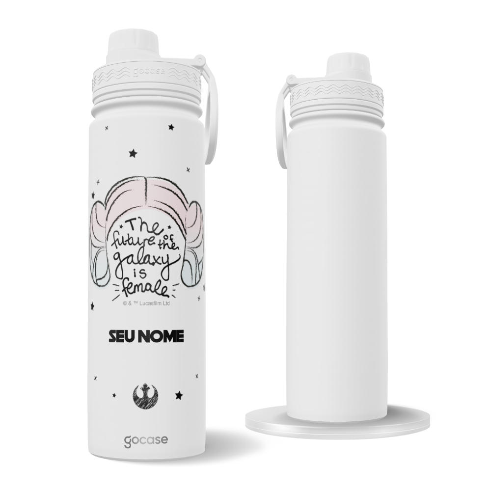 Garrafa Térmica Fresh + Ebook - Star Wars - O Futuro da Galáxia é Feminino
