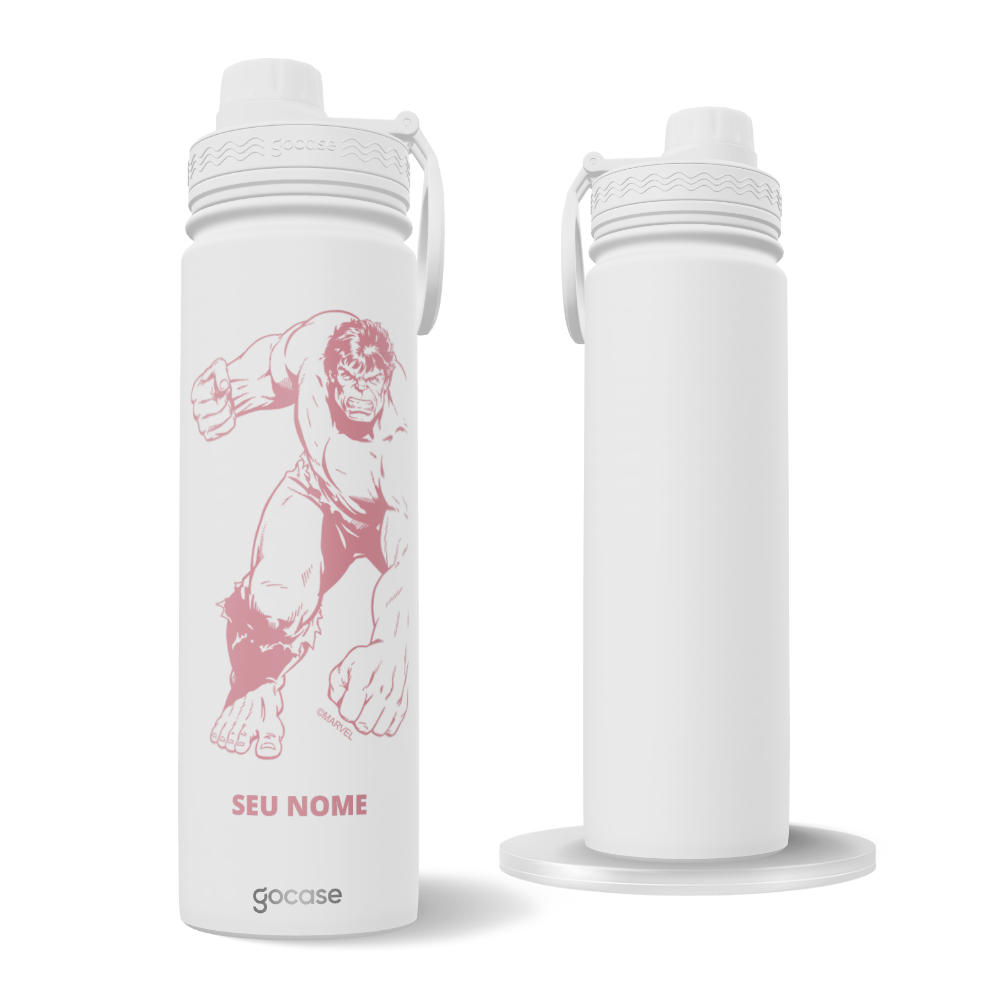 Garrafa Térmica Fresh + Ebook - Hulk