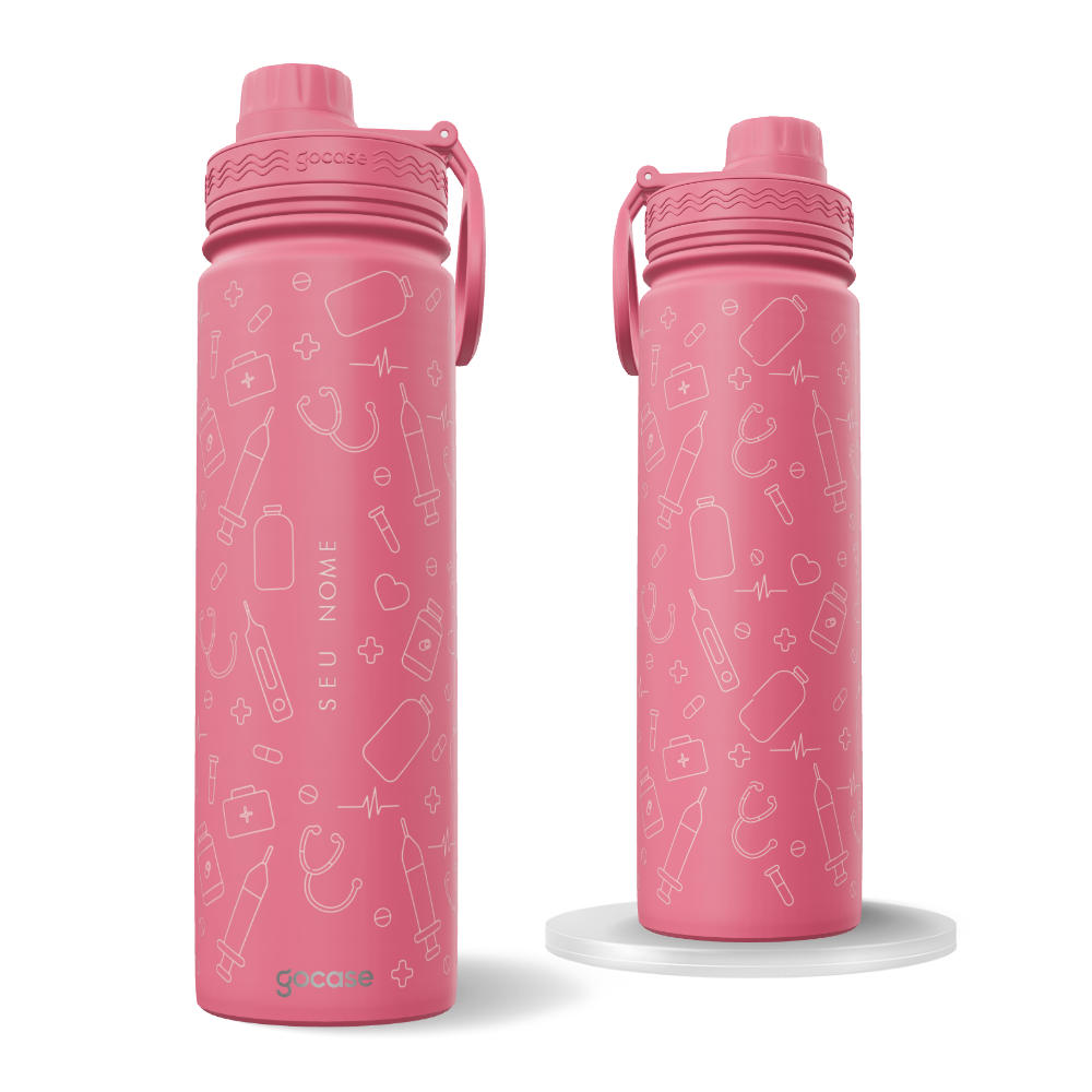 Garrafa Térmica Fresh Melancia + Ebook - Medicina