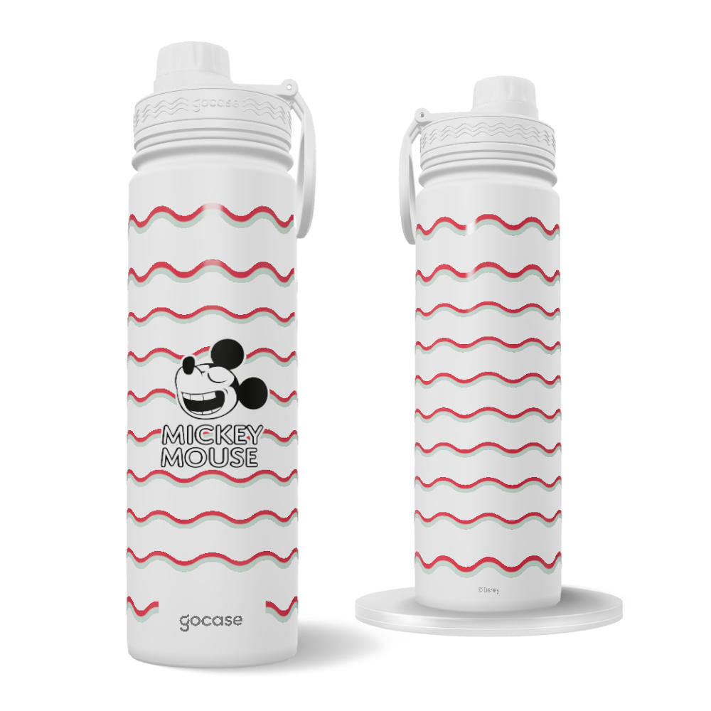 Garrafa Térmica Fresh + Ebook - Mickey Mouse - Retro