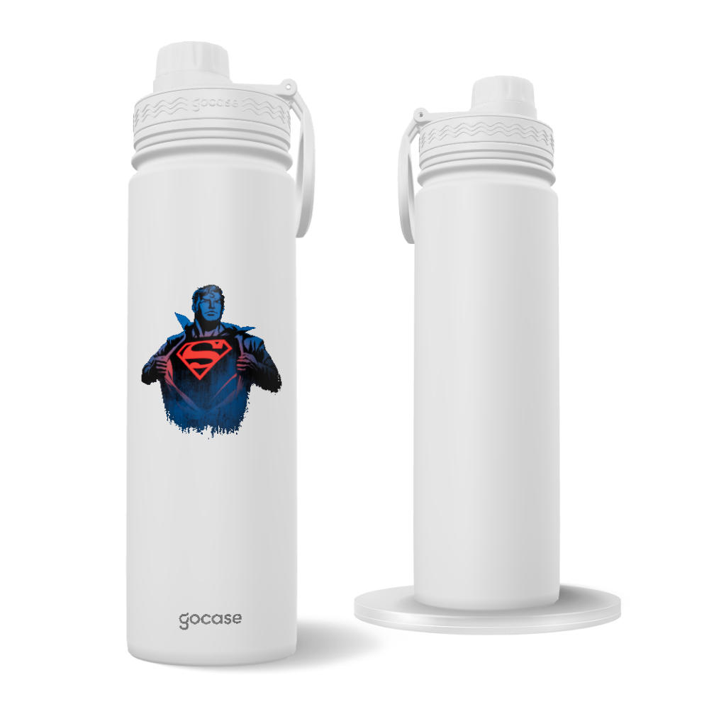 Garrafa Térmica Fresh + Ebook - Superman - Força