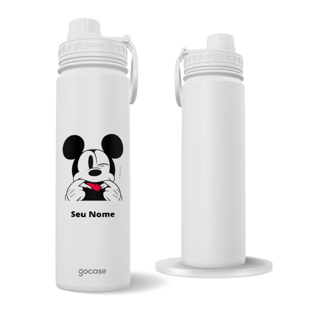 Garrafa Térmica Fresh + Ebook - Mickey Careta