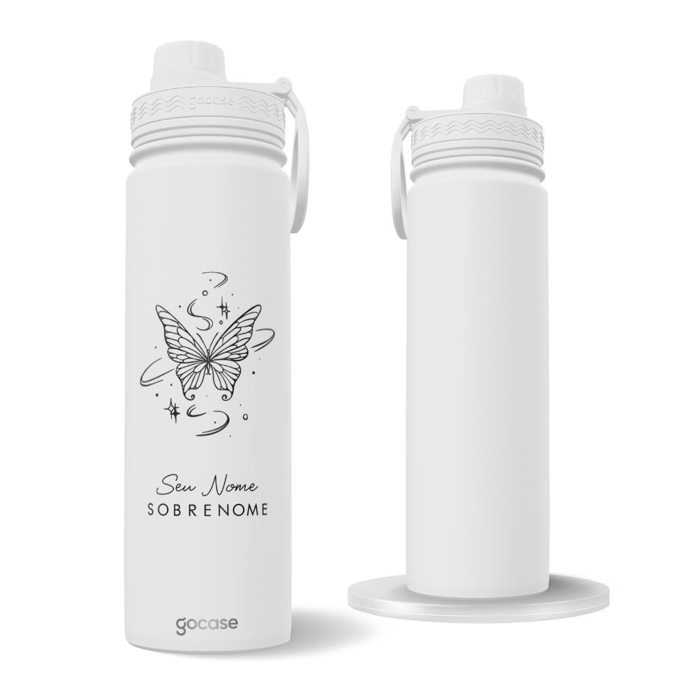 Garrafa Térmica Fresh + Ebook - Space Butterfly