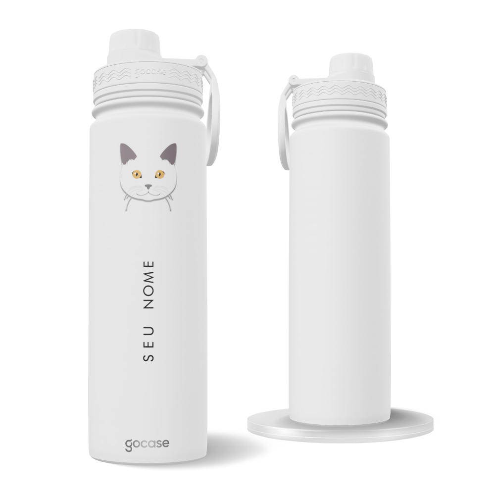 Garrafa Térmica Fresh + Ebook - Little Cat