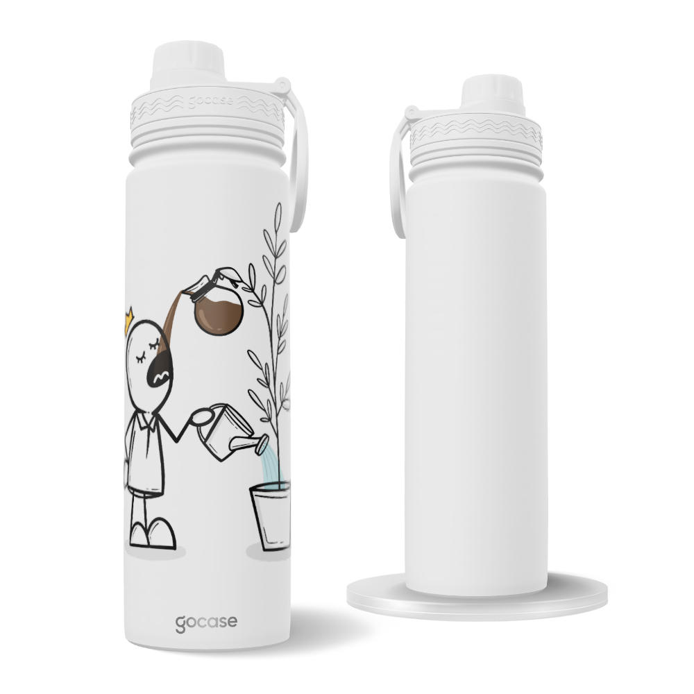 Garrafa Térmica Fresh + Ebook - Life on a Draw - Regar Café