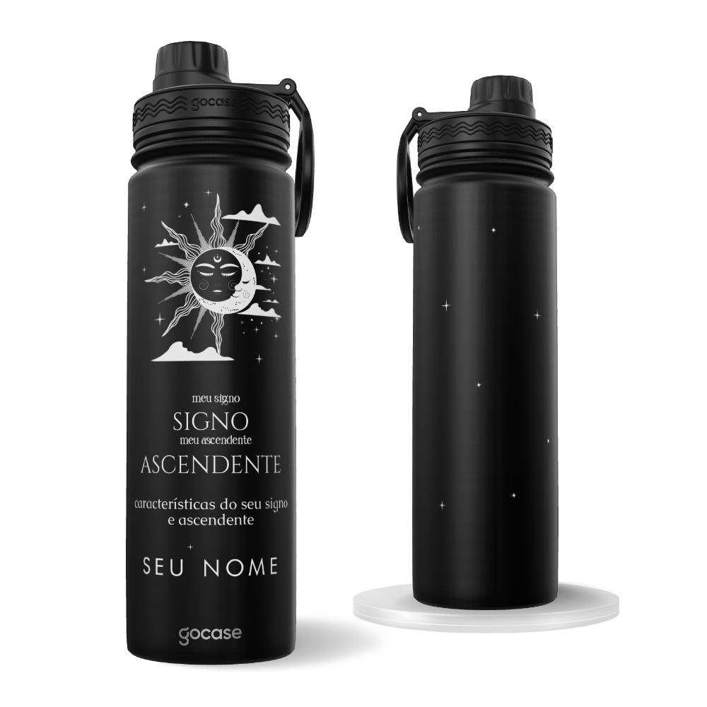 Garrafa Térmica Fresh + Ebook - Signo e Ascendente Escuras
