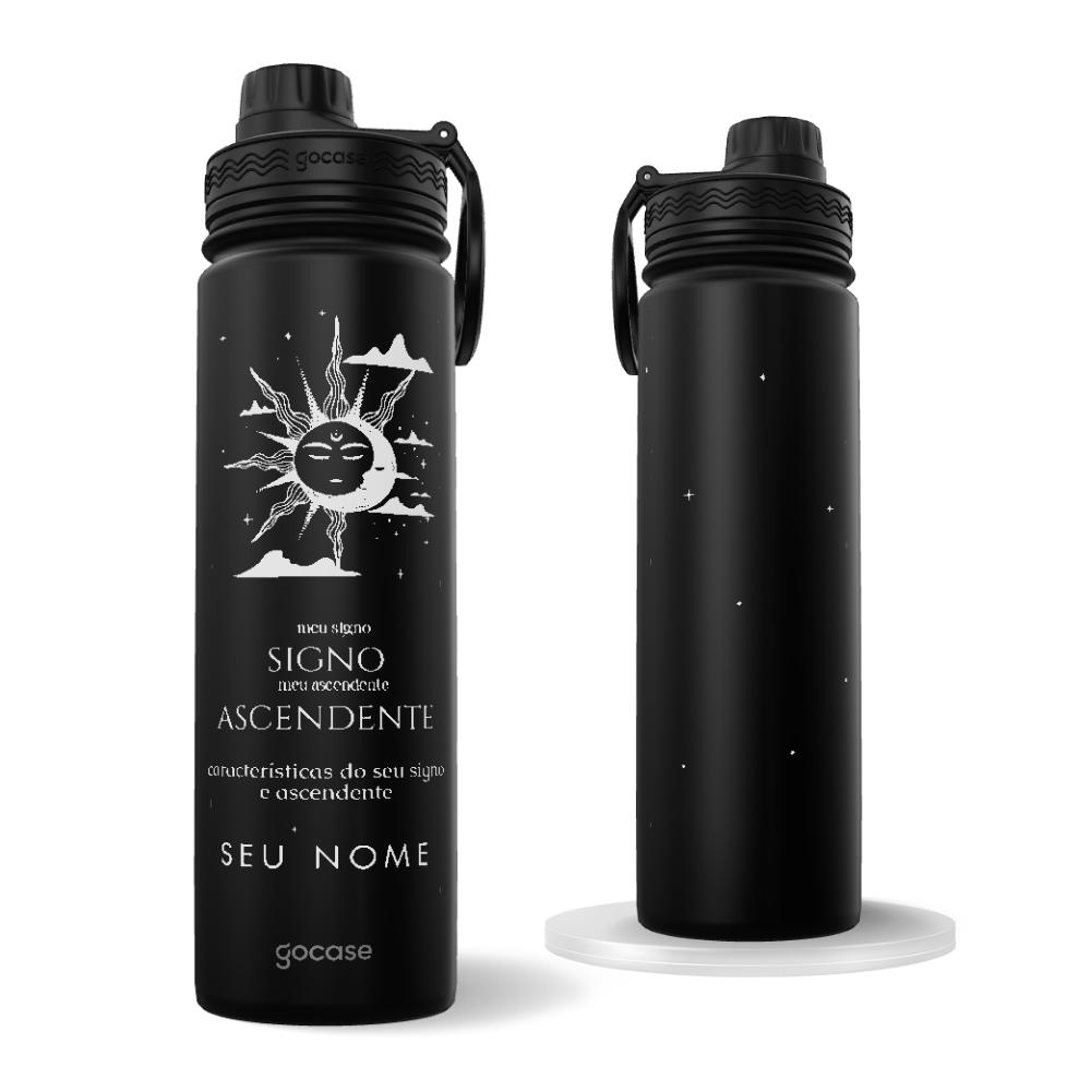 Garrafa Térmica Fresh + Ebook - Signo e Ascendente Escuras