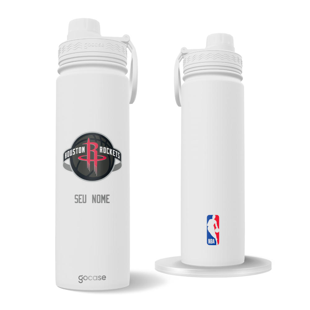 Garrafa Térmica Fresh + Ebook - Houston Rockets - Logo