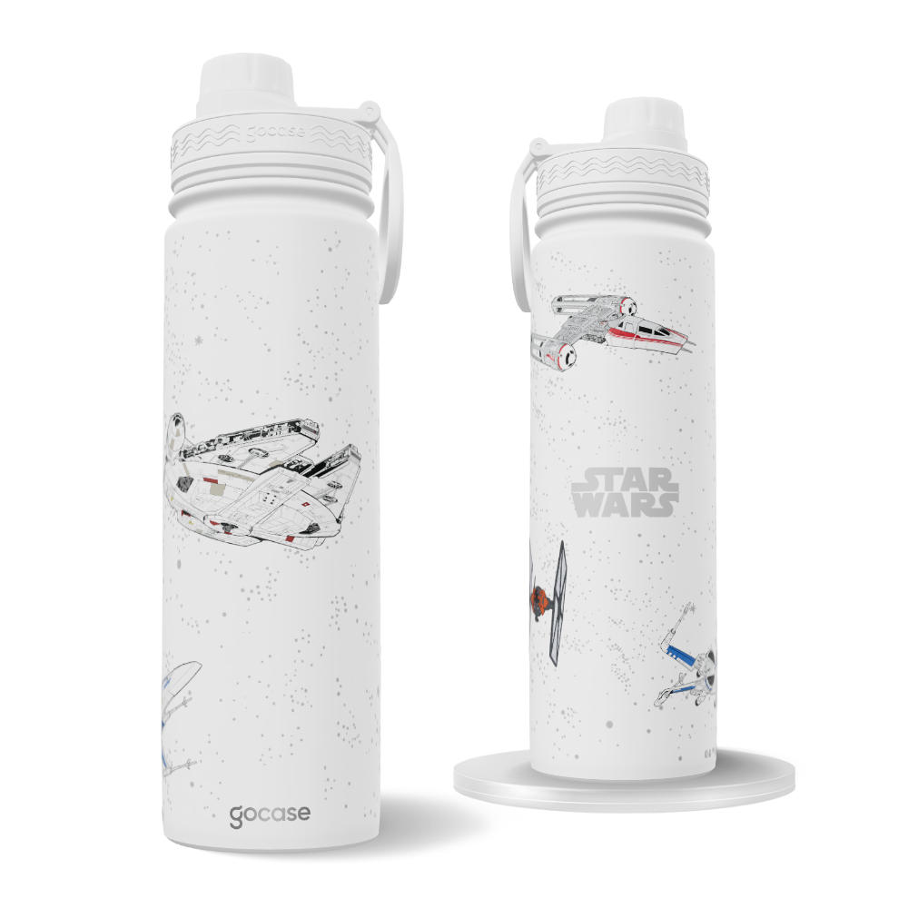 Garrafa Térmica Fresh + Ebook - Star Wars - Naves