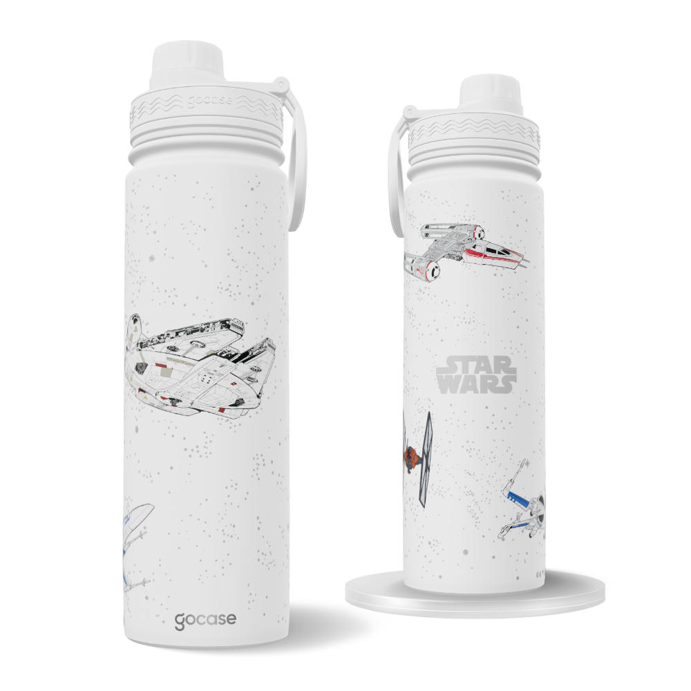 Garrafa Térmica Fresh + Ebook - Star Wars - Naves