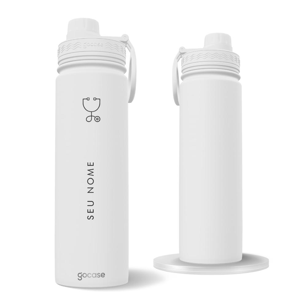 Garrafa Térmica Fresh + Ebook - Profissões Minimalista