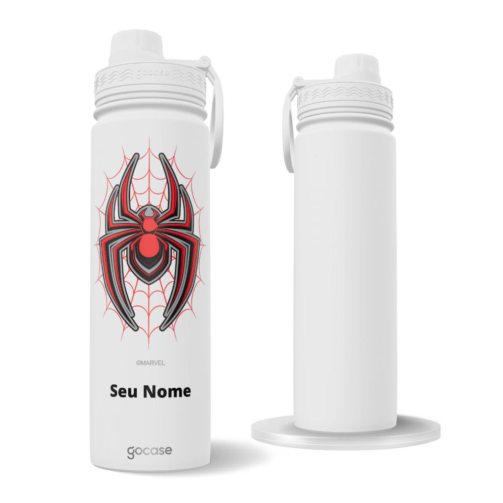 Garrafa Térmica Fresh + Ebook - Spider-man