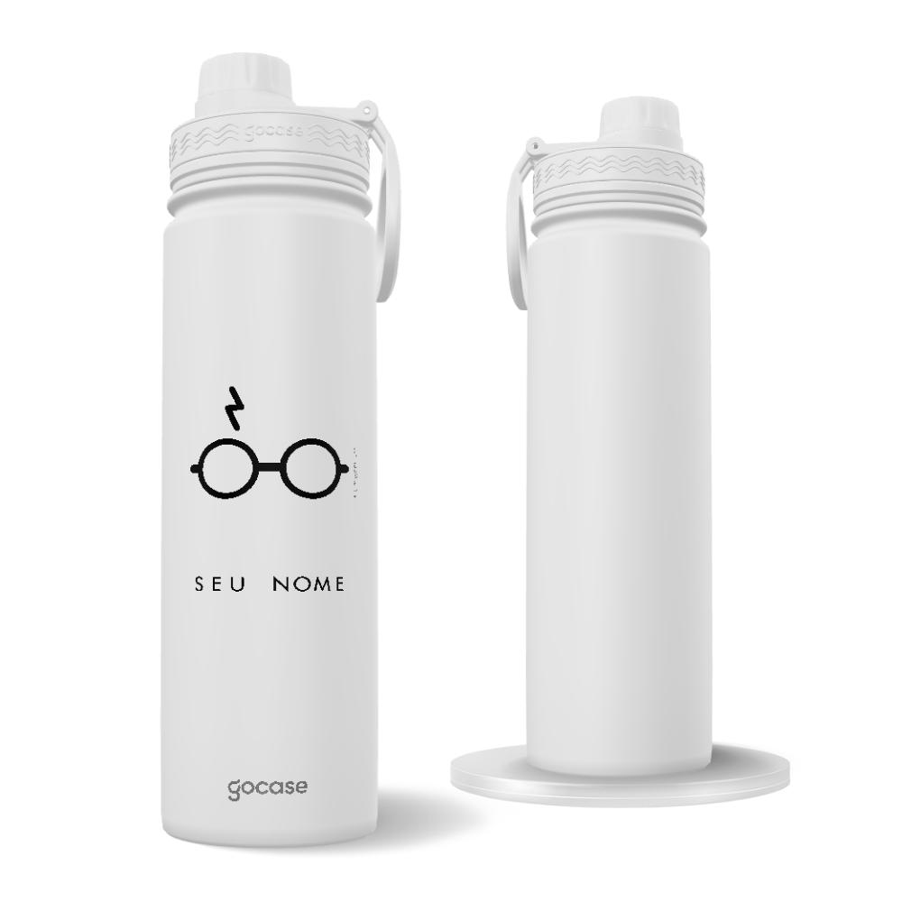Garrafa Térmica Fresh + Ebook - Harry Potter - Óculos do Harry