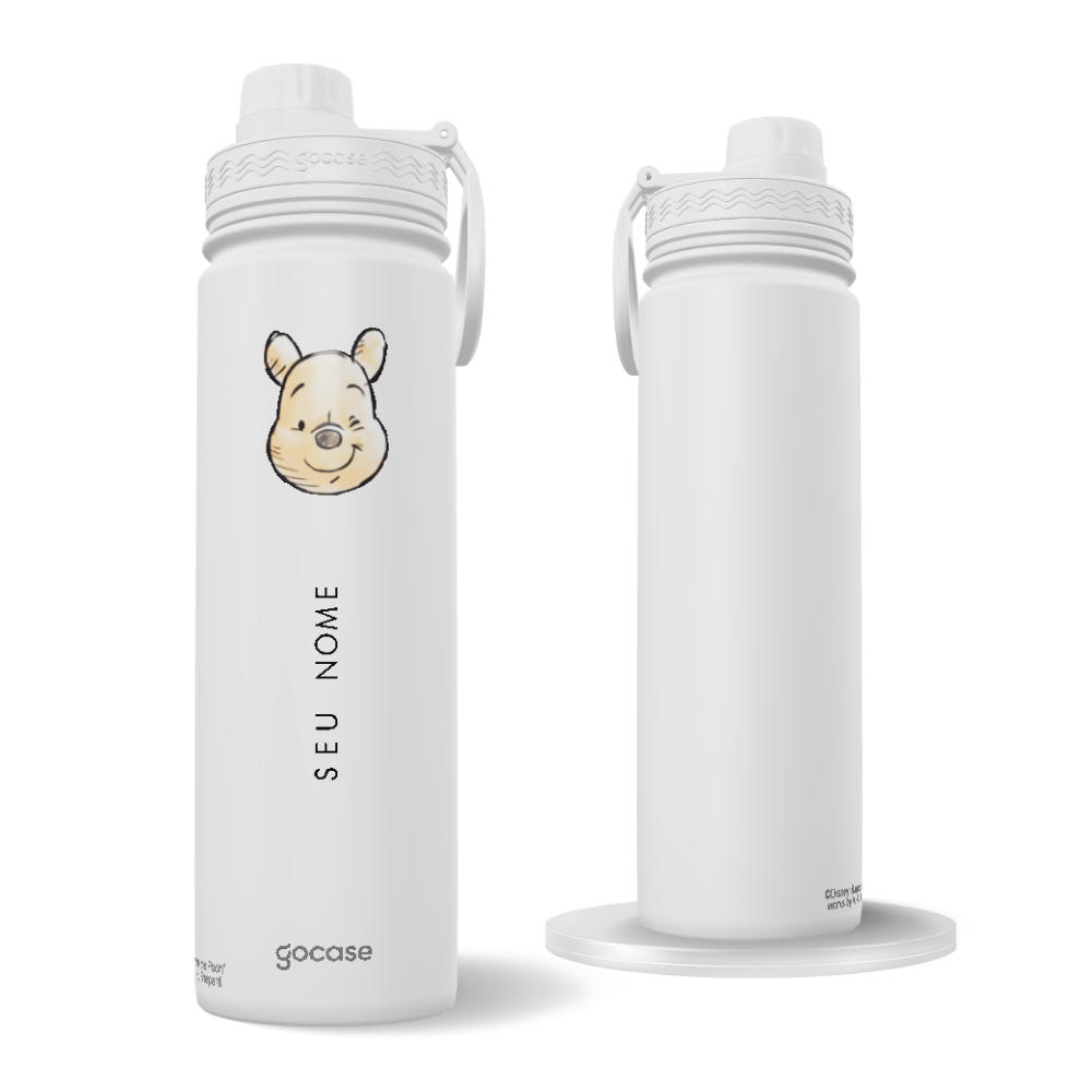 Garrafa Térmica Fresh + Ebook - Pooh Minimalista