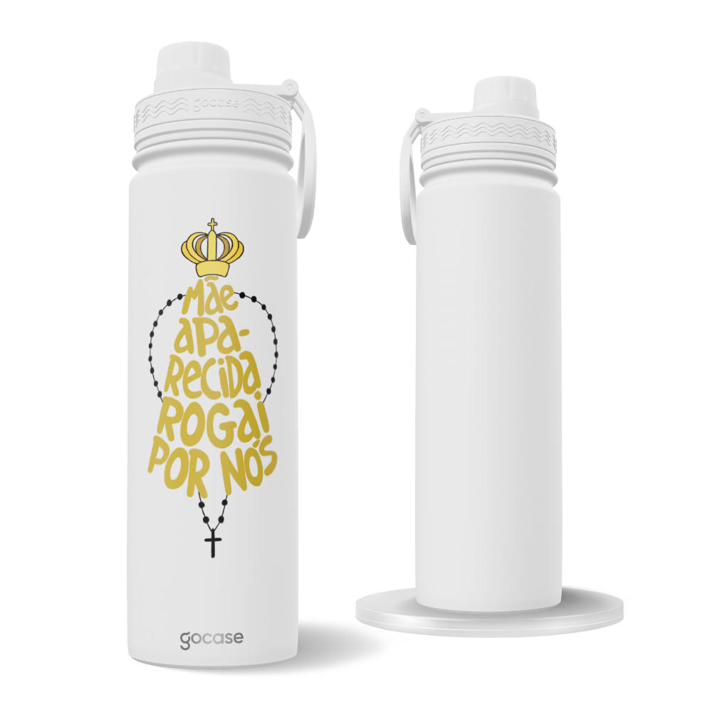 Garrafa Térmica Fresh + Ebook - Mãe Aparecida