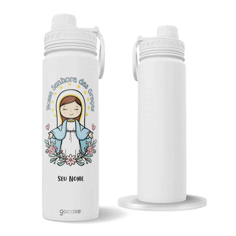 Garrafa Térmica Fresh + Ebook - Santas