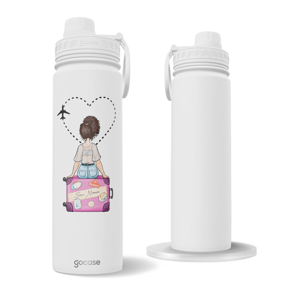 Garrafa Térmica Fresh + Ebook - Garota Viagem