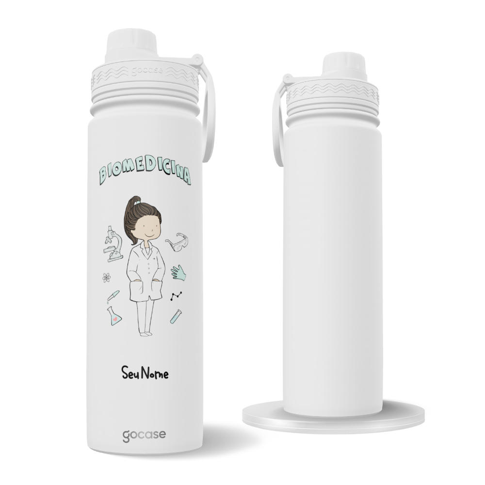 Garrafa Térmica Fresh + Ebook - Biomedicina