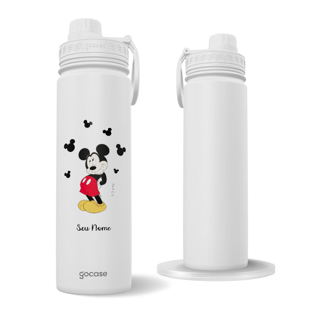 Garrafa Térmica Fresh + Ebook - Hello Mickey