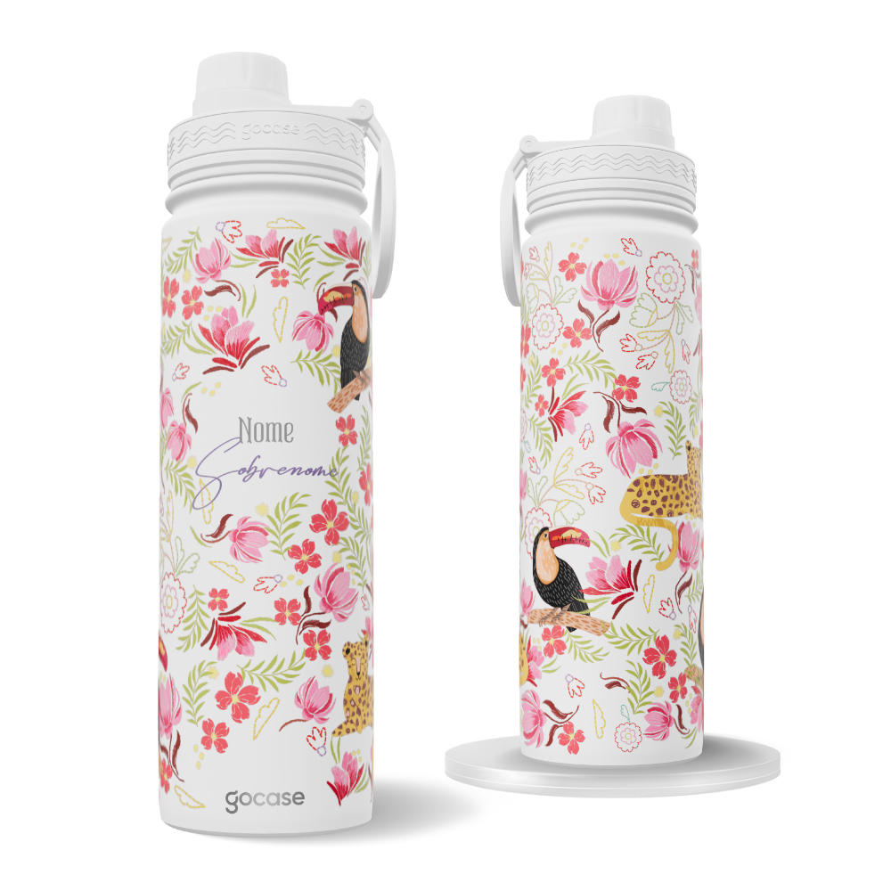 Garrafa Térmica Fresh + Ebook - Tropicália