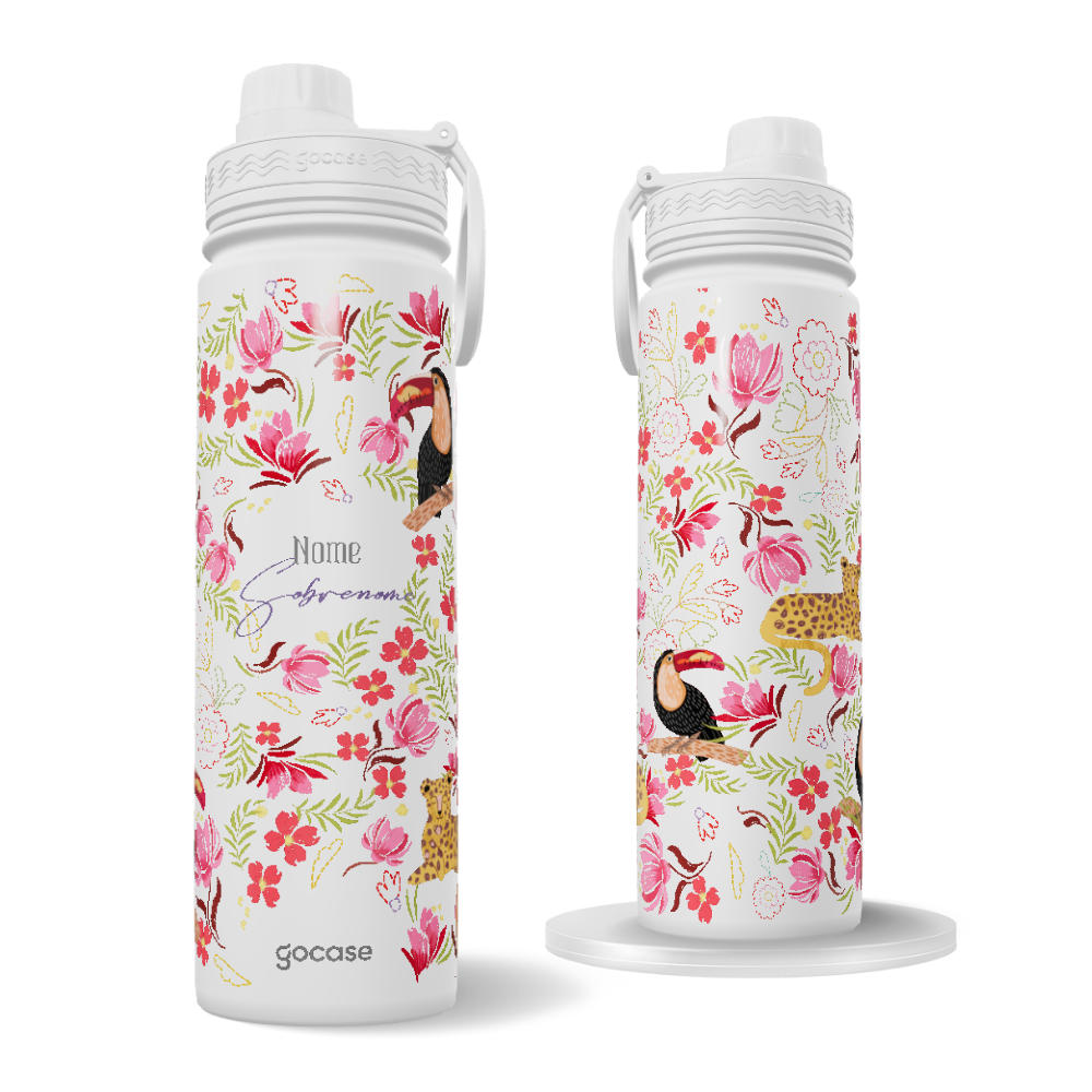 Garrafa Térmica Fresh + Ebook - Tropicália